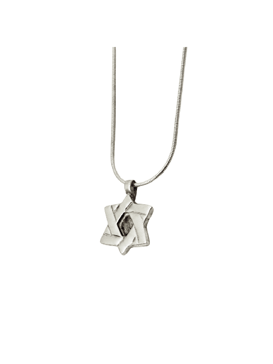 יוניסקס קטן עיצוב קלאסי כסף סטרלינג Star o, כסף סטרלינג F